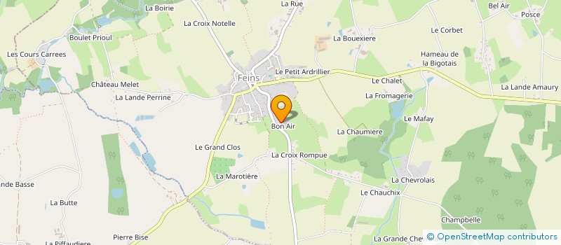 localisation de l'entreprise MONSIEUR JEAN GUEMIN à FEINS