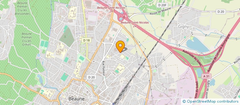 localisation de l'entreprise MONSIEUR JEAN GUENEBAULT à BEAUNE