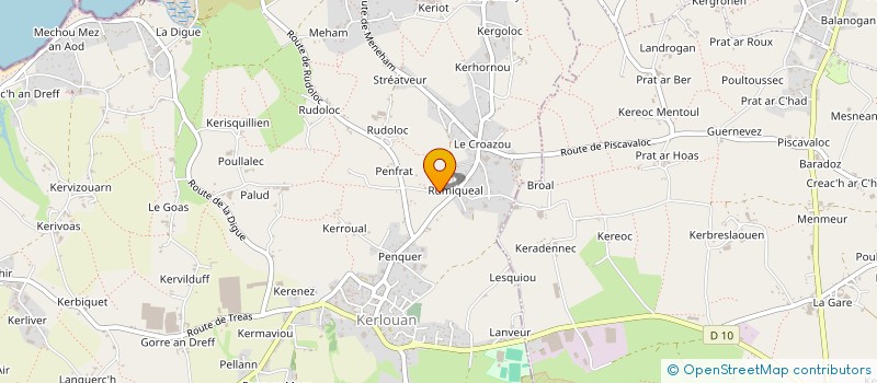 localisation de l'entreprise MONSIEUR JEAN GUENNOC  PLOUNEOUR-BRIGNOGAN-PLAGES