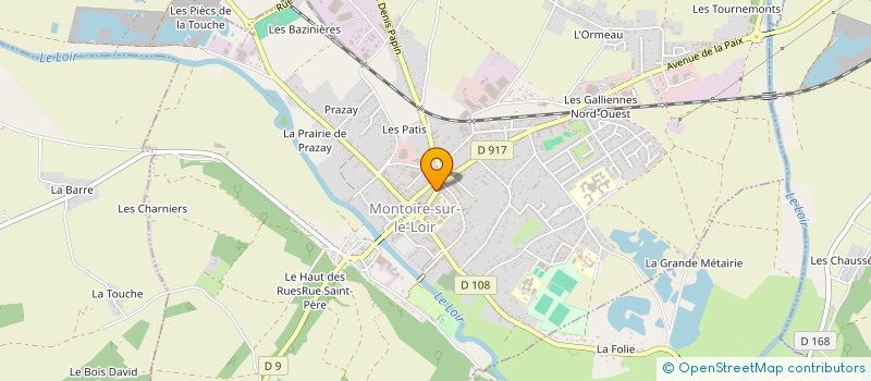 localisation de l'entreprise MONSIEUR JEAN GUEPIN  MONTOIRE-SUR-LE-LOIR