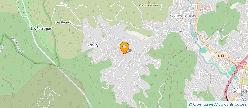 localisation de l'entreprise MONSIEUR JEAN GUERAFA  SOLLIES-TOUCAS