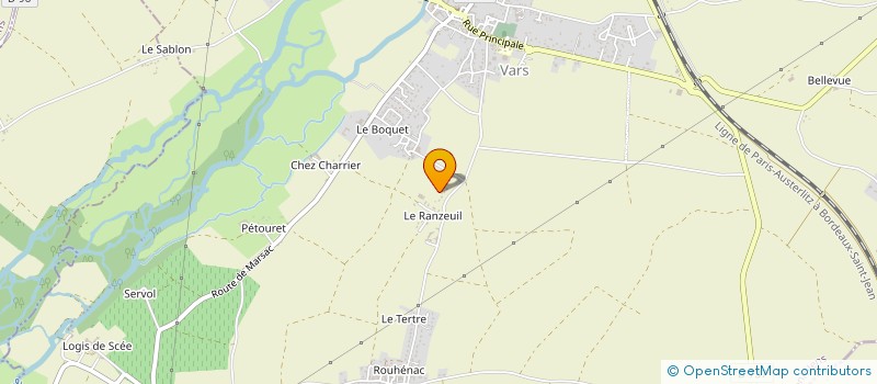 localisation de l'entreprise MONSIEUR JEAN GUERIN  VARS