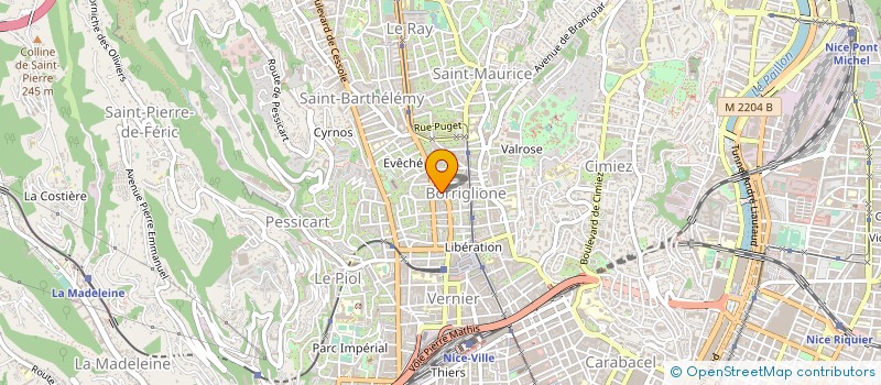 localisation de l'entreprise MONSIEUR JEAN GUERIN à NICE