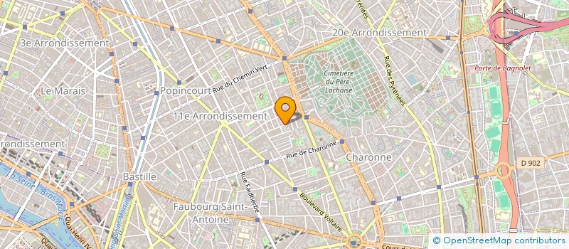 localisation de l'entreprise MONSIEUR JEAN GUERIN  PARIS