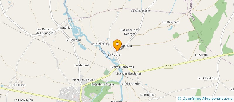 localisation de l'entreprise MONSIEUR JEAN GUERIN  ANJOUIN