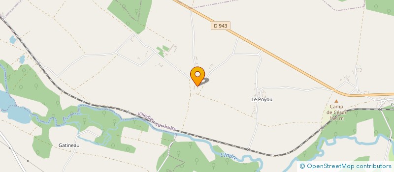 localisation de l'entreprise MONSIEUR JEAN GUERIN à VILLEDIEU-SUR-INDRE