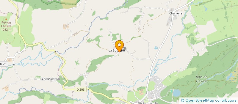 localisation de l'entreprise MONSIEUR JEAN GUERIN  PICHERANDE