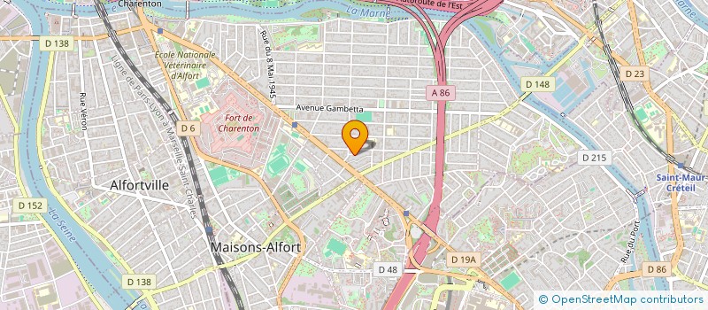 localisation de l'entreprise MONSIEUR JEAN GUERIN à MAISONS-ALFORT