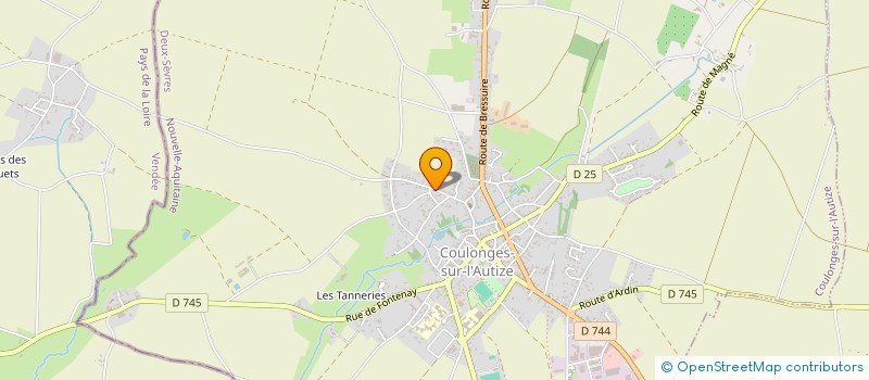 localisation de l'entreprise MONSIEUR JEAN GUERIT  COULONGES-SUR-L'AUTIZE