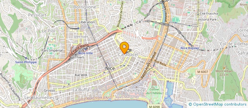 localisation de l'entreprise MONSIEUR JEAN GUERRAZ à NICE