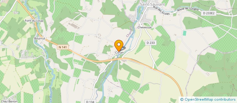 localisation de l'entreprise MONSIEUR JEAN GUERRERO  CHANIERS