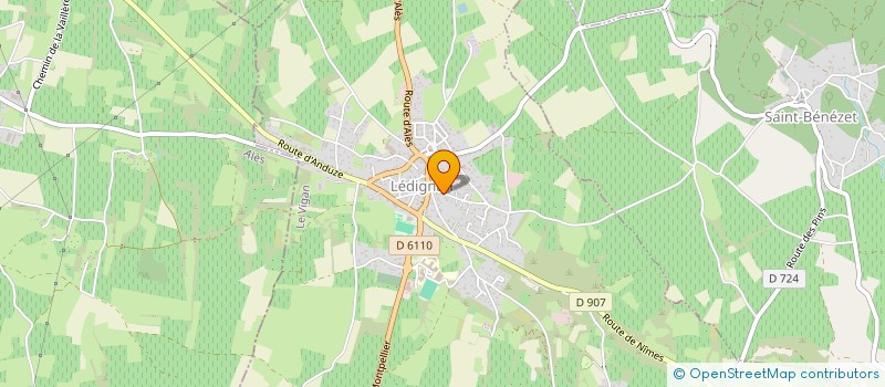 localisation de l'entreprise MONSIEUR JEAN GUERRERO  LEDIGNAN