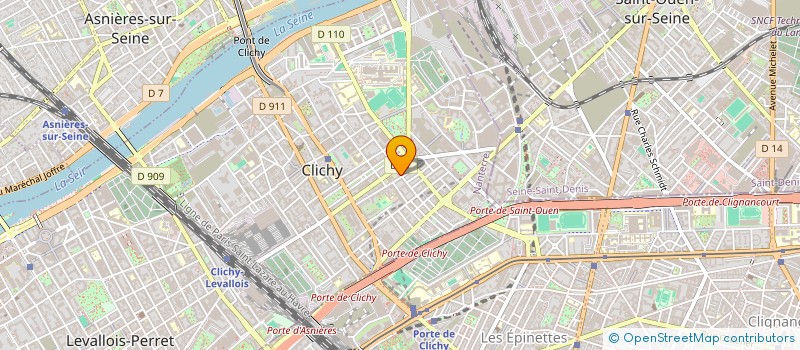 localisation de l'entreprise MONSIEUR JEAN GUERRI à CLICHY