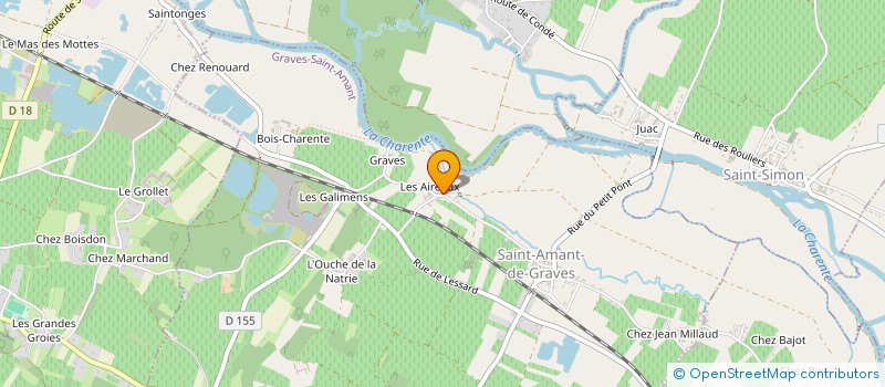 localisation de l'entreprise MONSIEUR JEAN GUERRY  MOSNAC-SAINT-SIMEUX