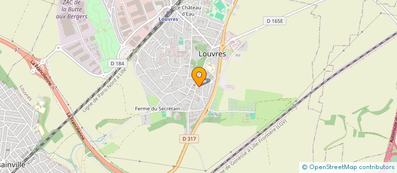 localisation de l'entreprise MONSIEUR JEAN GUERSAINT  LOUVRES