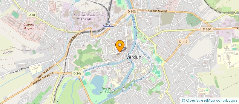 localisation de l'entreprise MONSIEUR JEAN GUERY à VERDUN