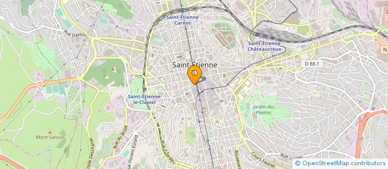 localisation de l'entreprise MONSIEUR JEAN GUESDON à SAINT-ETIENNE