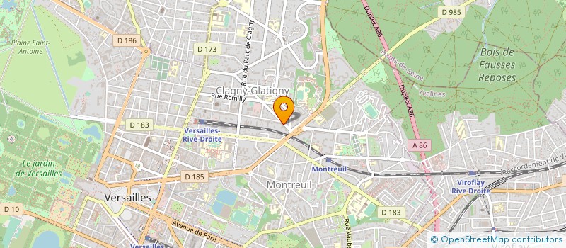 localisation de l'entreprise MONSIEUR JEAN GUESDON à VERSAILLES