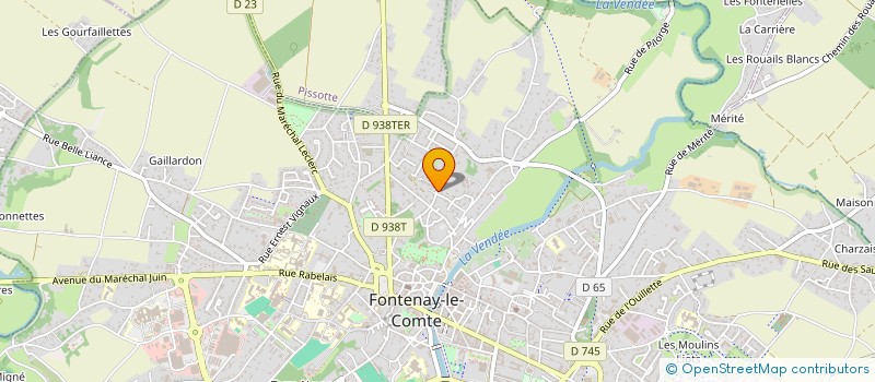 localisation de l'entreprise MONSIEUR JEAN GUESDON  FONTENAY-LE-COMTE