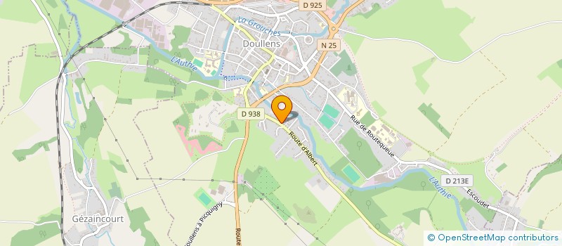 localisation de l'entreprise MONSIEUR JEAN GUEYTRON à DOULLENS