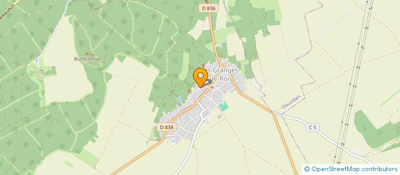 localisation de l'entreprise MONSIEUR JEAN GUEZENNEC à LES GRANGES-LE-ROI