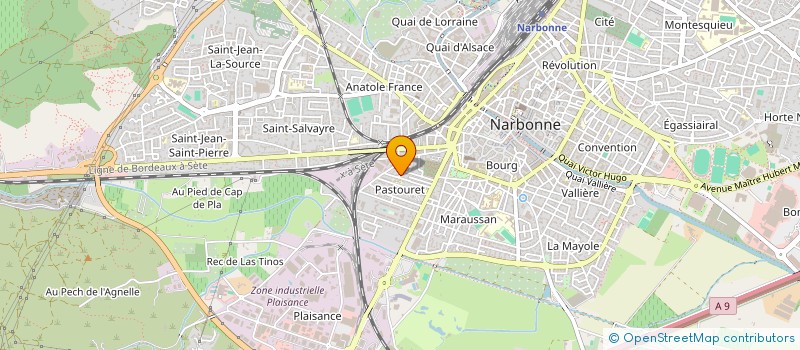 localisation de l'entreprise MONSIEUR JEAN GUFFANTI à NARBONNE