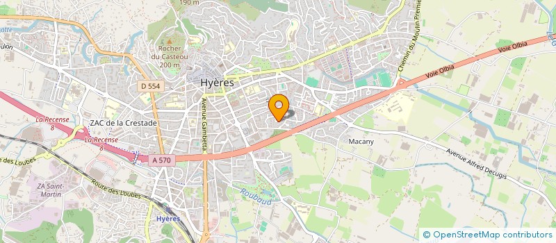 localisation de l'entreprise MONSIEUR JEAN GUFFROY à HYERES