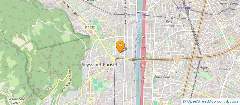 localisation de l'entreprise MONSIEUR JEAN GUGLIELMI  SEYSSINET-PARISET