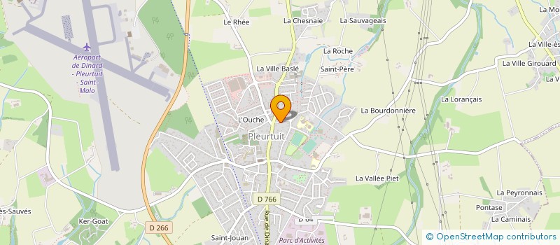 localisation de l'entreprise MONSIEUR JEAN GUGUEN  PLEURTUIT