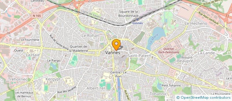 localisation de l'entreprise MONSIEUR JEAN GUHUR-PIQUET à VANNES