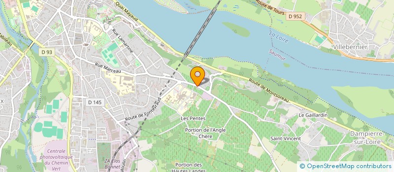 localisation de l'entreprise MONSIEUR JEAN GUIBERT  SAUMUR