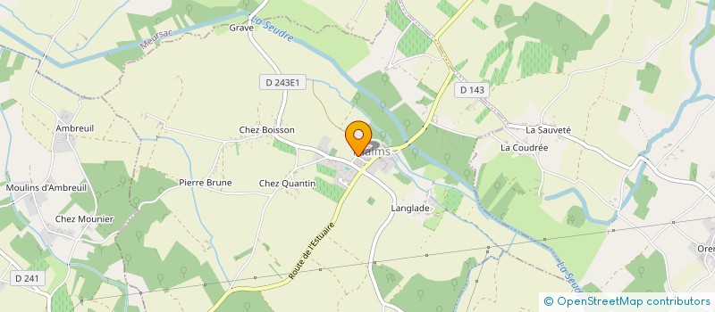 localisation de l'entreprise MONSIEUR JEAN GUIBERT  THAIMS