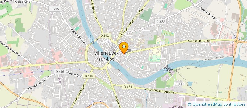 localisation de l'entreprise MONSIEUR JEAN GUIBERT  VILLENEUVE-SUR-LOT