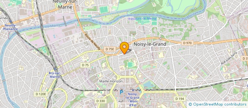 localisation de l'entreprise MONSIEUR JEAN GUIBOURET à NOISY-LE-GRAND