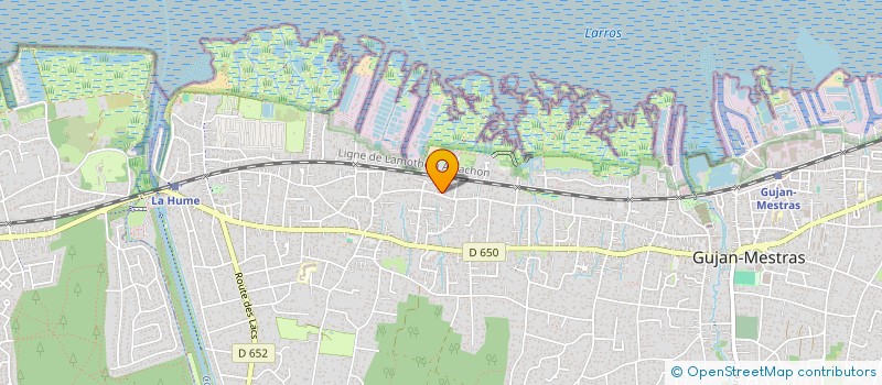 localisation de l'entreprise MONSIEUR JEAN GUICHARD  GUJAN-MESTRAS