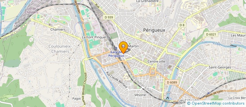 localisation de l'entreprise MONSIEUR JEAN GUICHARD  PERIGUEUX