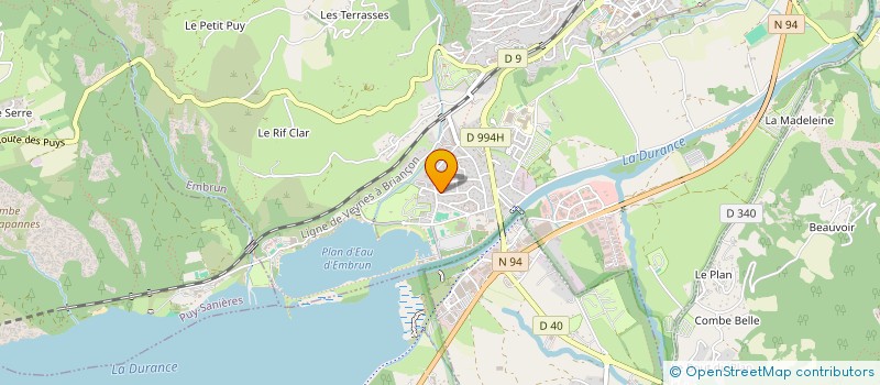 localisation de l'entreprise MONSIEUR JEAN GUIEN à EMBRUN