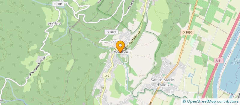 localisation de l'entreprise MONSIEUR JEAN GUIGUET à SAINT-VINCENT-DE-MERCUZE