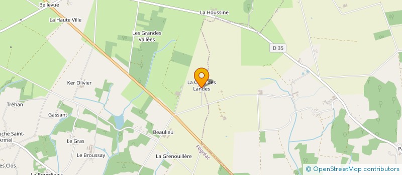 localisation de l'entreprise MONSIEUR JEAN GUIHO  FEGREAC