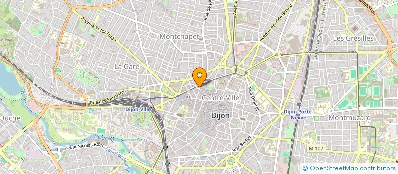 localisation de l'entreprise MONSIEUR JEAN GUILARD  DIJON