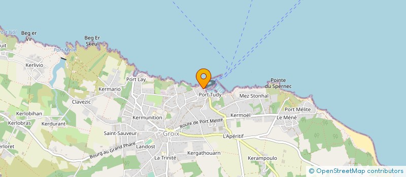 localisation de l'entreprise MONSIEUR JEAN GUILBERT  GROIX