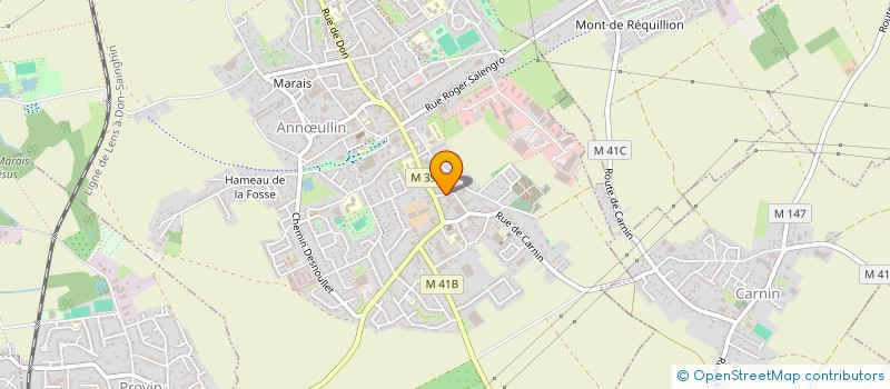 localisation de l'entreprise MONSIEUR JEAN GUILBERT  ANNULLIN