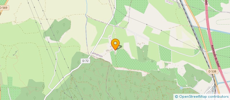 localisation de l'entreprise MONSIEUR JEAN GUILHAS  LAMANON