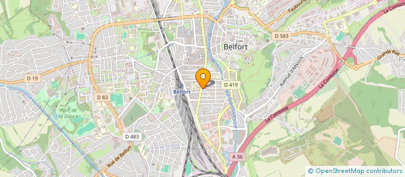 localisation de l'entreprise MONSIEUR JEAN GUILHEN à BELFORT