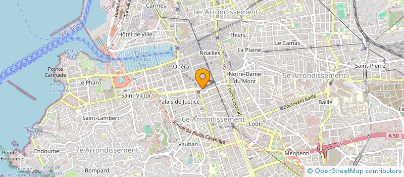 localisation de l'entreprise MONSIEUR JEAN GUILLARD  MARSEILLE