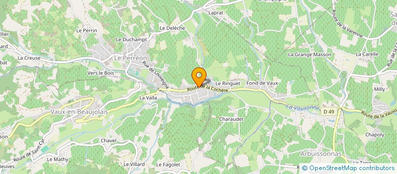 localisation de l'entreprise MONSIEUR JEAN GUILLAUME  VAUX-EN-BEAUJOLAIS