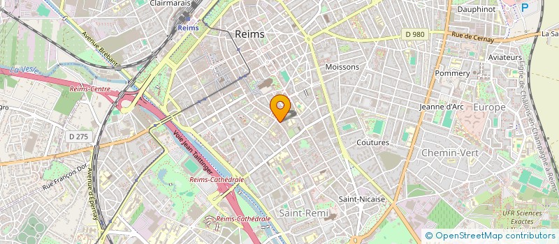 localisation de l'entreprise MONSIEUR JEAN GUILLAUME  REIMS