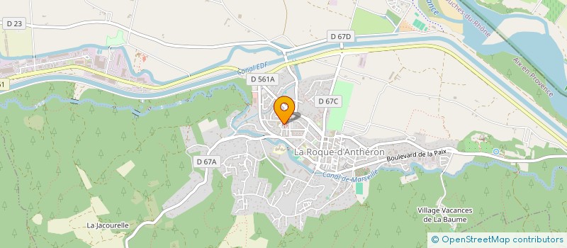 localisation de l'entreprise MONSIEUR JEAN-GUILLAUME ANDRE  LA ROQUE-D'ANTHERON