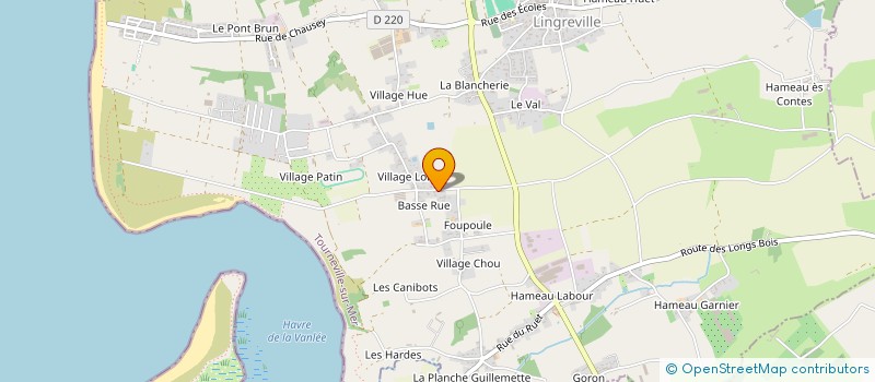 localisation de l'entreprise MONSIEUR JEAN GUILLAUME ARRIBARD  TOURNEVILLE-SUR-MER