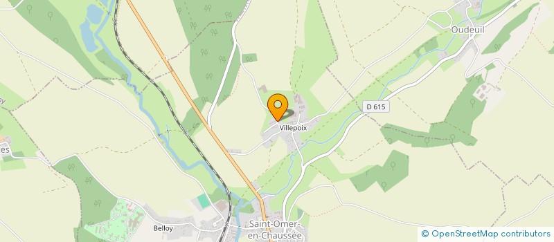 localisation de l'entreprise MONSIEUR JEAN-GUILLAUME AUBRY  SAINT-OMER-EN-CHAUSSEE